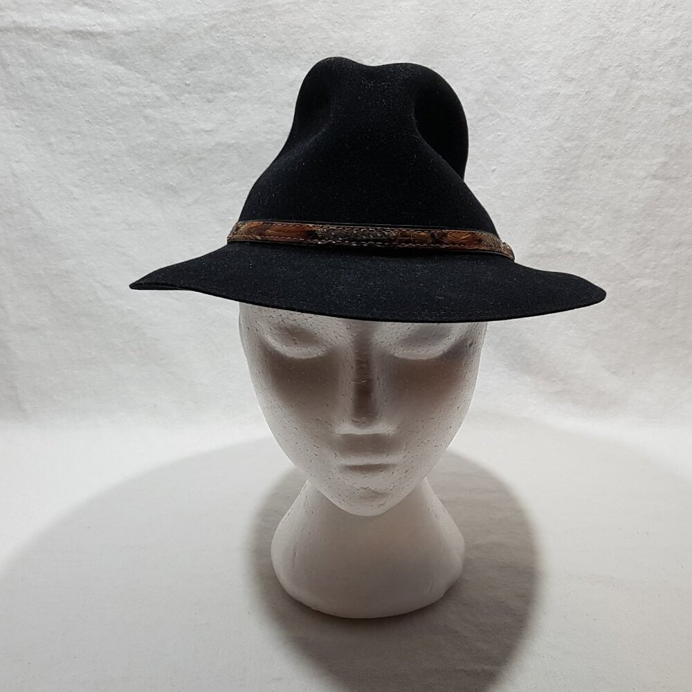 Bobby Lee Hat Royal Fedora Hat Size 7 Black